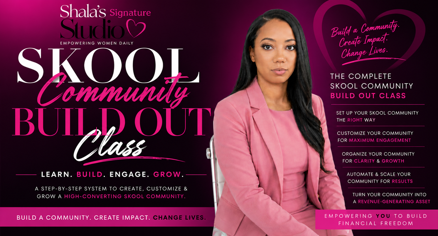 1 ON 1 SKOOL BUILD OUT CLASS